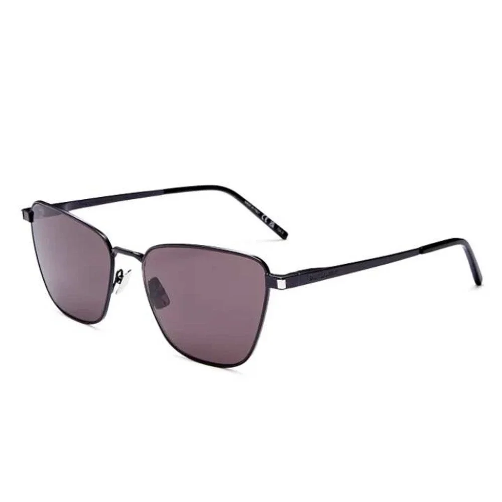 Saint Laurent women's Cat Eye‎ SL551 Sunglasses - Black / Grey - retail $475 - Picture 9 of 9